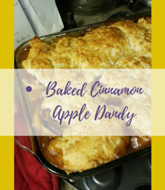 baked cinnamon apple dandy dessert